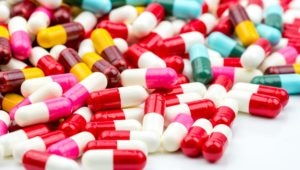 Antibiotic pills