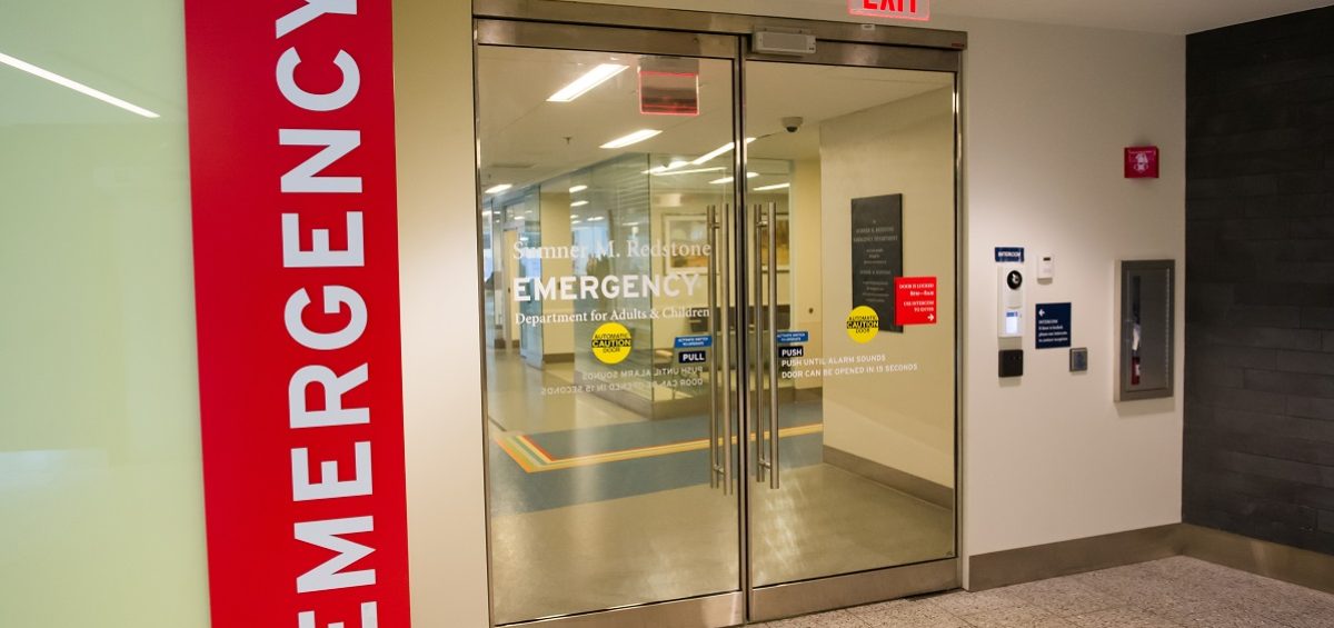 An image of the emergeny room at Massachusetts General Hospital