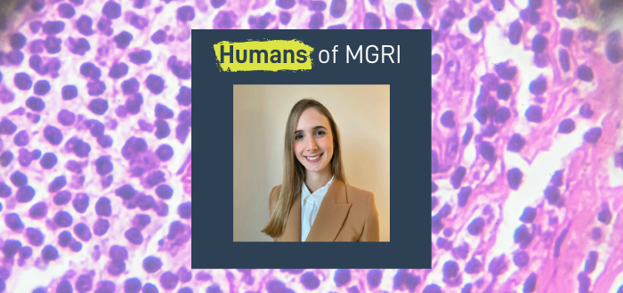 Humans of MGRI: Michelle Garlin Politis, MD - Bench Press
