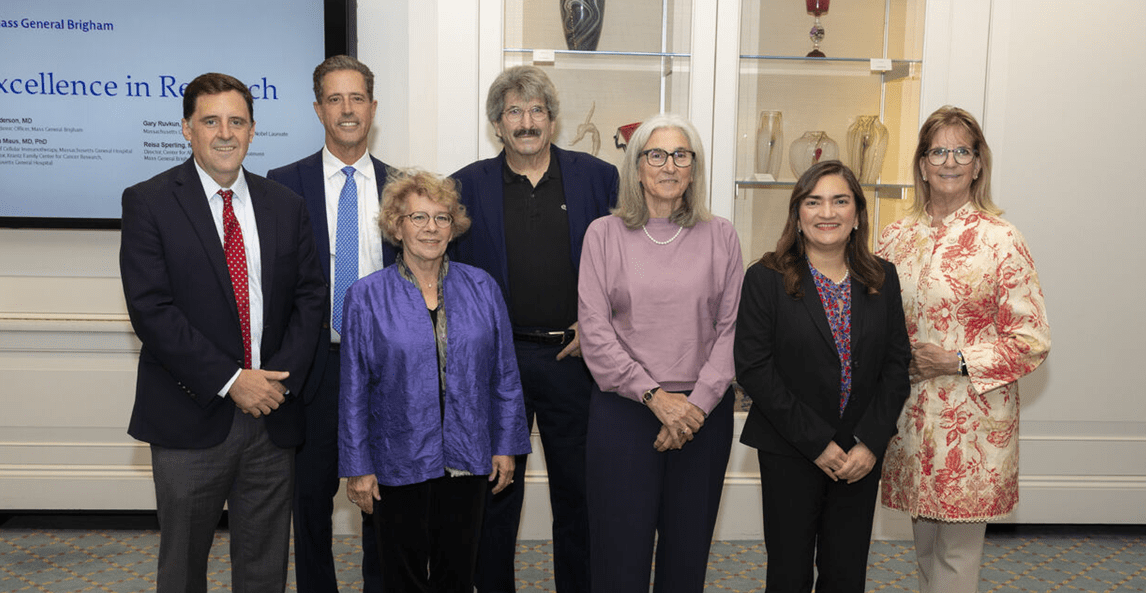 MGB leaders visited the Massachusetts State House this fall to discuss the importance of funding for research.